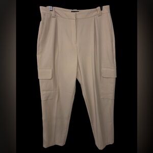 Vince Camuto Beige Cargo Style Pants Size 8 Workwear Career